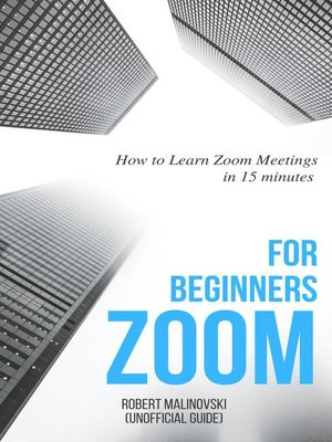 cover image of Zoom for Beginners